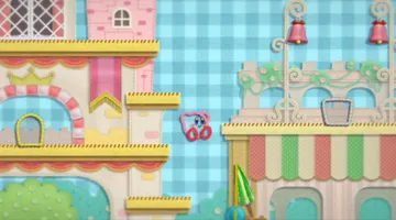 Kirby's Epic Yarn screen shot game playing